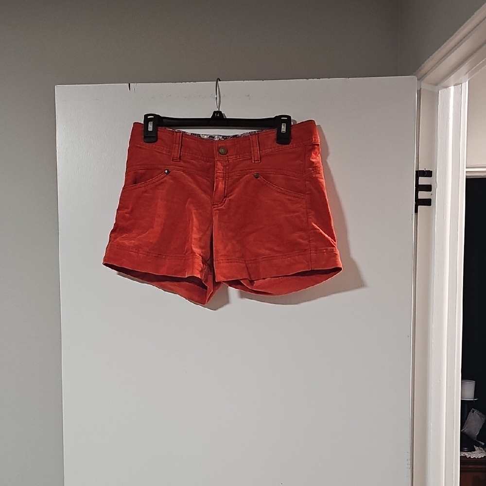 Athleta Women's Vibrant Red Jean Shorts